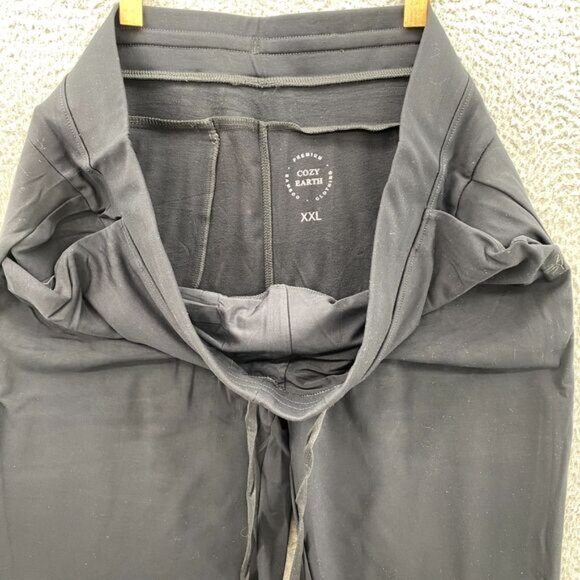 Cozy Earth Bamboo Jogger Women XXL Black Loungewear Athleisure Travel Yoga Sweat - Picture 9 of 14